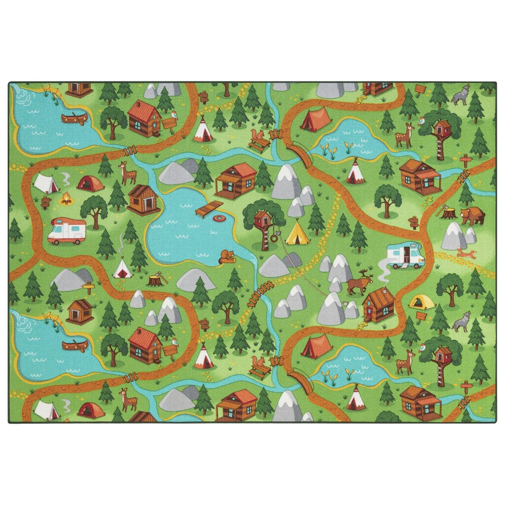 AW Rugs vaikiškas kilimas Hiking 140x200 cm цена и информация | Kilimai | pigu.lt