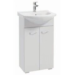 Шкафчик для ванной с умывальником PIK05003 D50, белый цена и информация | Шкафчики для ванной | pigu.lt