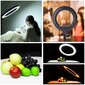 Asmenukių trikojis su LED lempa 50cm kaina ir informacija | Asmenukių lazdos (selfie sticks) | pigu.lt