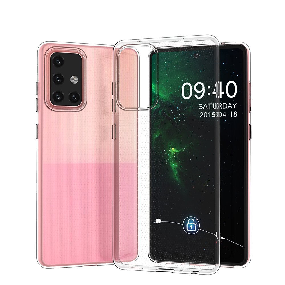 Ultra Clear 0.5mm Case Gel TPU Cover for Samsung Galaxy A72 transparent цена и информация | Telefono dėklai | pigu.lt