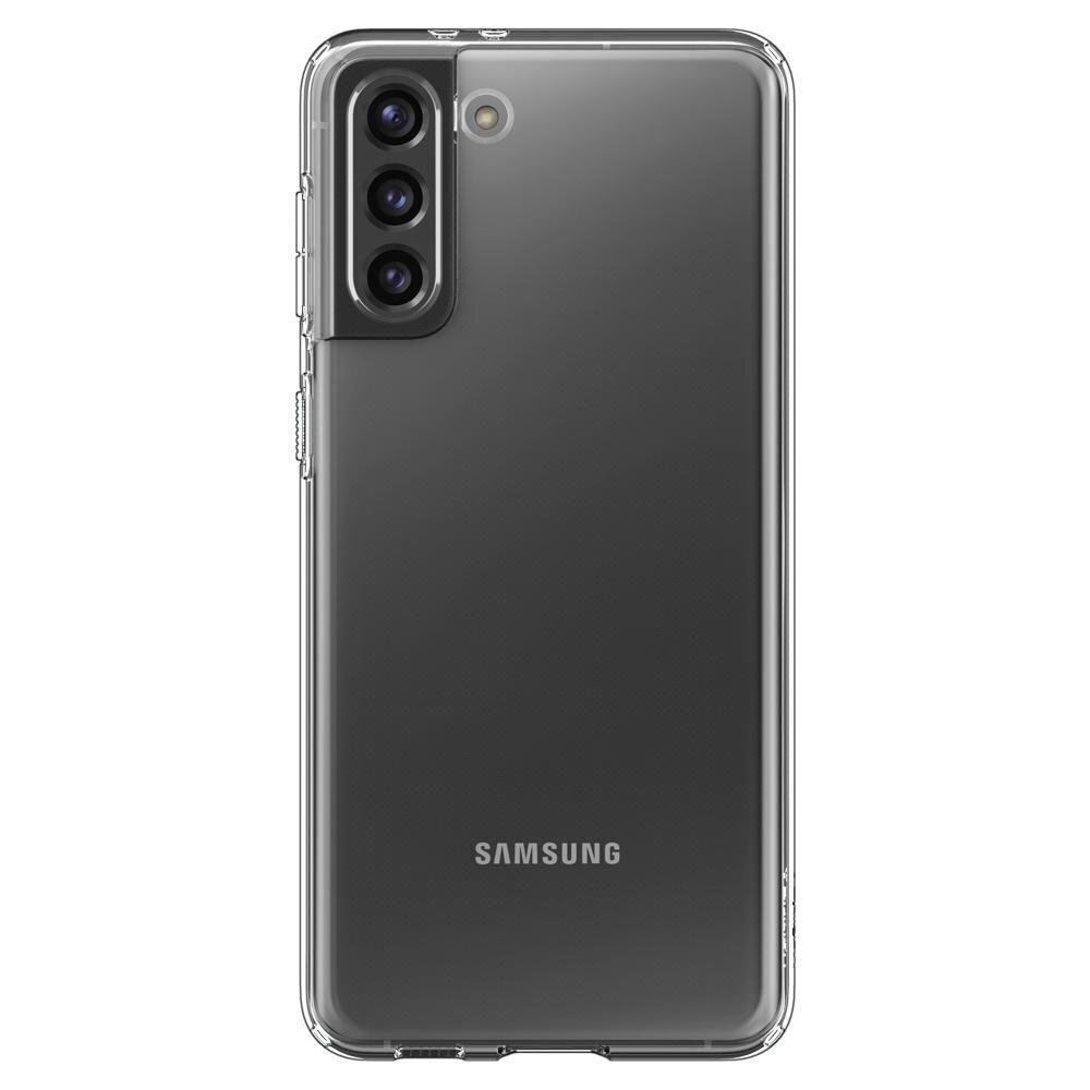 Dėklas Spigen skirtas Samsung S21 5G, skaidri kaina ir informacija | Telefono dėklai | pigu.lt