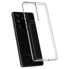 Чехол Spigen для Samsung Galaxy S21 Ultra 5G, прозрачный цена и информация | Чехлы для телефонов | pigu.lt