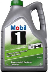 Mobil 1 ESP 0W/40 синтетическое масло для двигателей, 1 л цена и информация | Mobil Товары для сада | pigu.lt