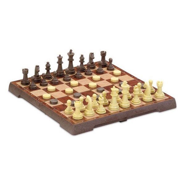 Šachmatų ir šaškių žaidimų lenta Cayro Magnetinis (24 X 24 cm) цена и информация | Stalo žaidimai, galvosūkiai | pigu.lt