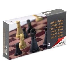 Šachmatų ir šaškių žaidimų lenta Magnetic Cayro (16 x 16 cm) kaina ir informacija | Stalo žaidimai, galvosūkiai | pigu.lt