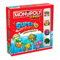Stalo žaidimas Monopoly Junior SuperZings kaina ir informacija | Stalo žaidimai, galvosūkiai | pigu.lt