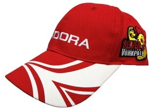 Kepurė su snapeliu vyrams Diadora, raudona kaina ir informacija | Vyriški šalikai, kepurės, pirštinės | pigu.lt