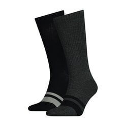 Носки Puma Seasonal Logo Sock 2-Pack Black цена и информация | Мужские носки | pigu.lt