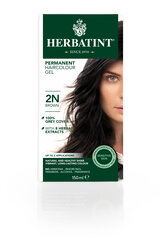 Plaukų dažai Herbatint Natural hair colour 2 N Brown, 150ml kaina ir informacija | Plaukų dažai | pigu.lt