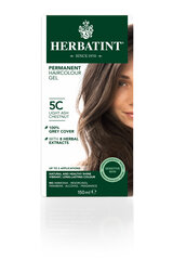 Plaukų dažai Herbatint Natural Hair Color Nuance 5C Light Ash Chestnut, 135ml kaina ir informacija | Plaukų dažai | pigu.lt