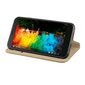 Hallo Smart Magnet Book Case Knygų telefono dėklas Samsung Galaxy Note 20 5G Auksas kaina ir informacija | Telefono dėklai | pigu.lt
