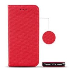 Hallo Smart Magnet Book Case Knygų telefono dėklas Samsung Galaxy M51 Raudona kaina ir informacija | Telefono dėklai | pigu.lt