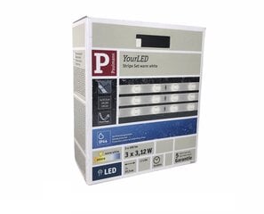 Светодиодная лента Paulmann 3x97,5см IP44 цена и информация | Светодиодные ленты | pigu.lt