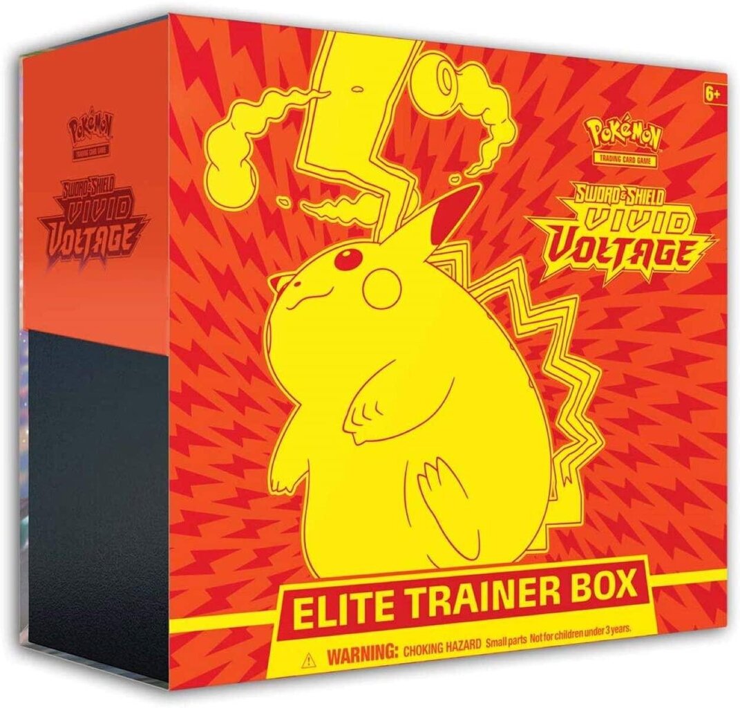 Kortos pokemon sword and shield 4 vivid voltage elite trainer box kaina ir informacija | Stalo žaidimai, galvosūkiai | pigu.lt