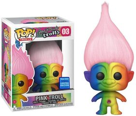 Funko POP! Good luck Trolls - Troll with Pink Hair Rainbow Exclusive kaina ir informacija | Žaidėjų atributika | pigu.lt