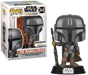 Фигурка Funko POP! Star wars The Mandalorian Chrome Exclusive цена и информация | Игрушки для мальчиков | pigu.lt