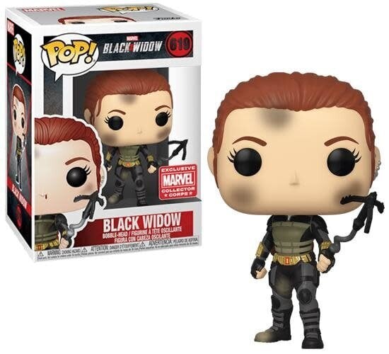 black widow funko pop grey suit