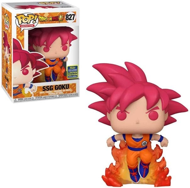 Figurėlė Funko Pop Dragon Ball Super Saiyan God Goku Exclusive Kaina Pigu Lt