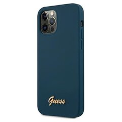 Telefono dėklas Guess GUHCP12LLSLMGBL iPhone 12 Pro Max 6,7" kaina ir informacija | Telefono dėklai | pigu.lt