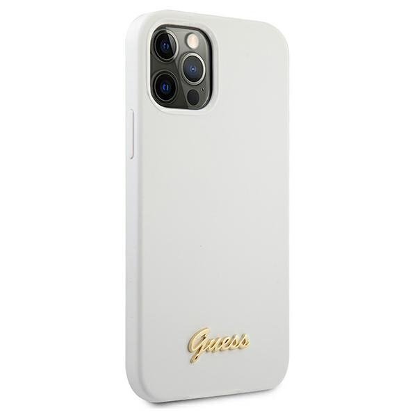 Telefono dėklas Guess GUHCP12LLSLMGWH iPhone 12 Pro Max 6,7" kaina ir informacija | Telefono dėklai | pigu.lt