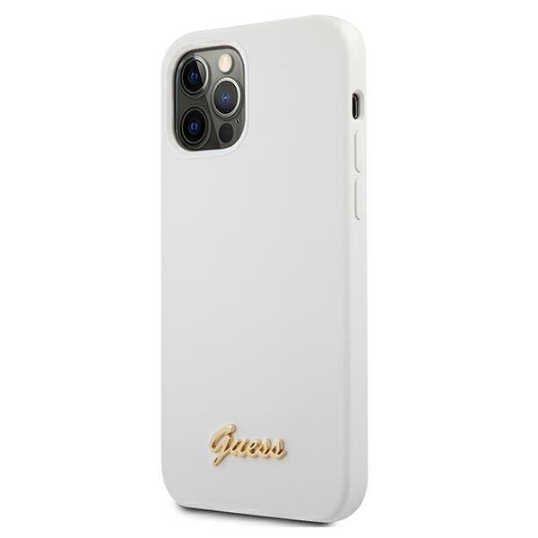 Telefono dėklas Guess GUHCP12LLSLMGWH iPhone 12 Pro Max 6,7" kaina ir informacija | Telefono dėklai | pigu.lt