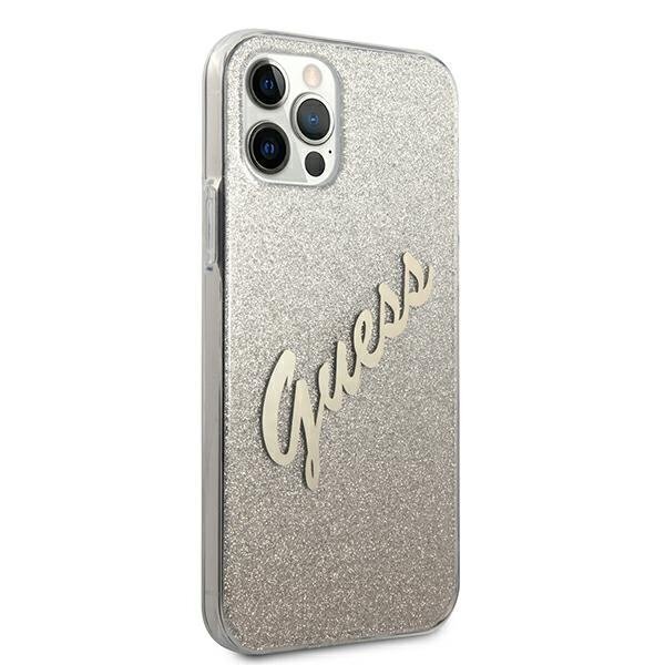 Telefono dėklas Guess GUHCP12MPCUGLSGO iPhone 12/12 Pro 6,1" цена и информация | Telefono dėklai | pigu.lt