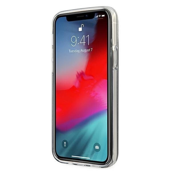 Dėklas Guess skirtas iPhone 12 mini, juoda цена и информация | Telefono dėklai | pigu.lt