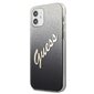 Dėklas Guess skirtas iPhone 12 mini, juoda цена и информация | Telefono dėklai | pigu.lt