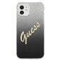 Dėklas Guess skirtas iPhone 12 mini, juoda kaina ir informacija | Telefono dėklai | pigu.lt