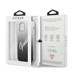 Dėklas Guess skirtas iPhone 12 mini, juoda kaina ir informacija | Telefono dėklai | pigu.lt