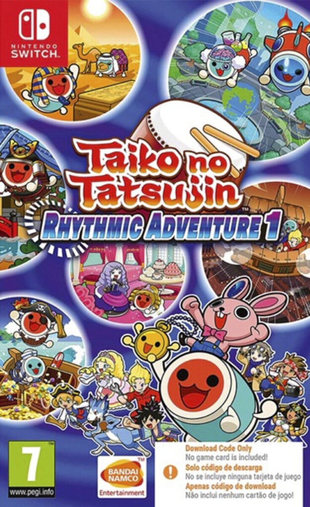 SWITCH Taiko no Tatsujin: Rhythmic Adventure 1 - Digital Download kaina ir informacija | Kompiuteriniai žaidimai | pigu.lt