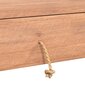 Konsolinis staliukas vidaXL, 90x35x75cm, tikmedžio medienos masyvas kaina ir informacija | Stalai-konsolės | pigu.lt