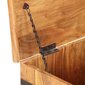 Skrynia, 90x40x40cm, akacijos medienos masyvas, kaina ir informacija | Daiktadėžės | pigu.lt