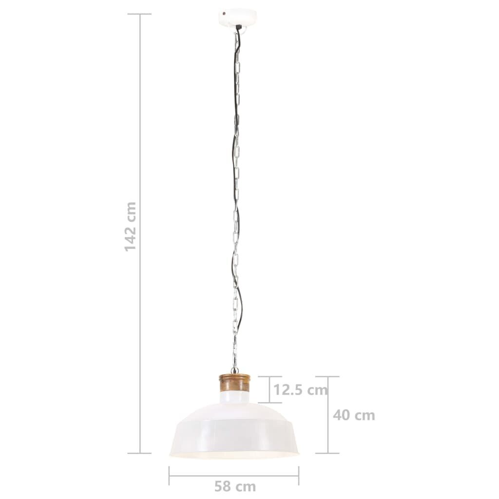 Kabantis šviestuvas, 58 cm, E27, pramoninio stiliaus, цена и информация | Pakabinami šviestuvai | pigu.lt