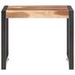 Sudedami staliukai vidaXL, 3vnt., mediena su dalbergijos apdaila kaina ir informacija | Kavos staliukai | pigu.lt