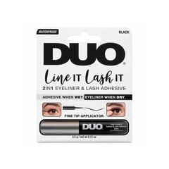 Ardell Duo 2in1 Eyeliner & Lash Adhesive лайнер для глаз 3,5 г, Black цена и информация | Тушь, средства для роста ресниц, тени для век, карандаши для глаз | pigu.lt