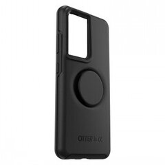 OtterBox Pop Symmetry Antimicrobial skirtas Samsung Galaxy S21 Ultra, juodas kaina ir informacija | Telefono dėklai | pigu.lt