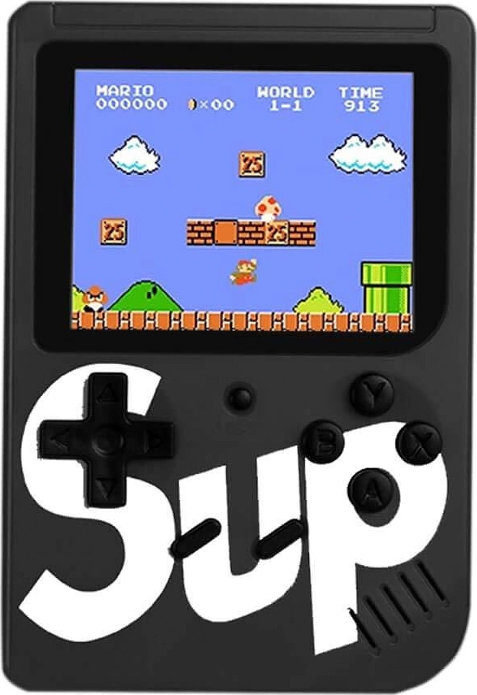 Riff Retro mini Sup Game (3" LCD) su 400 žaidimų, Juoda