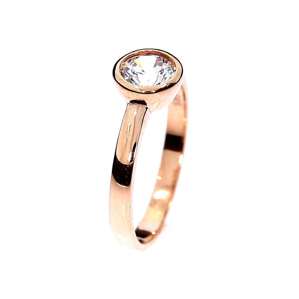 Auksinis žiedas moterims цена и информация | Žiedai | pigu.lt