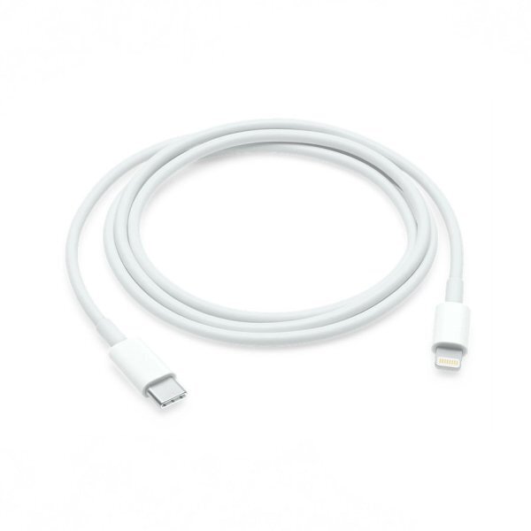 Mocco Ligtning to USB Type-C Data and Charger Cable 1m White (MK0X2ZM/A) цена и информация | Kabeliai ir laidai | pigu.lt