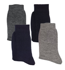 Носки мужские «5: 2 Rippe», серые цена и информация | Мужские носки | pigu.lt