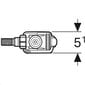 Vandens prileidimo mechanizmas Geberit Type 333 3/8". 136.739.00.3 kaina ir informacija | Priedai unitazams, bidė | pigu.lt