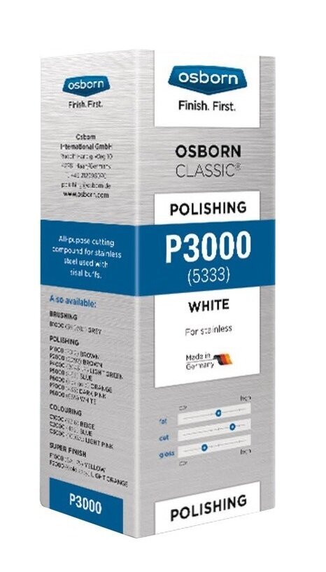 Poliravimo pasta pirminiam poliravimui, balta OSBORN (1 kg) kaina ir informacija | Mechaniniai įrankiai | pigu.lt