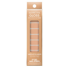 Gelio efekto lipdukai nagams Dashing Diva Gloss Color Gel Nail Strips Sahara Sandstone цена и информация | Средства для маникюра и педикюра | pigu.lt