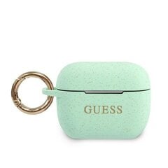 Силиконовый чехол Guess для Airpods Pro, зеленый GUACAPSILGLGN  цена и информация | Наушники | pigu.lt