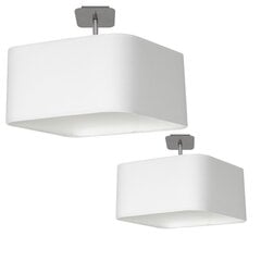 Потолочный светильник NAPOLI WHITE/CHROME 1xE27 цена и информация | Потолочные светильники | pigu.lt