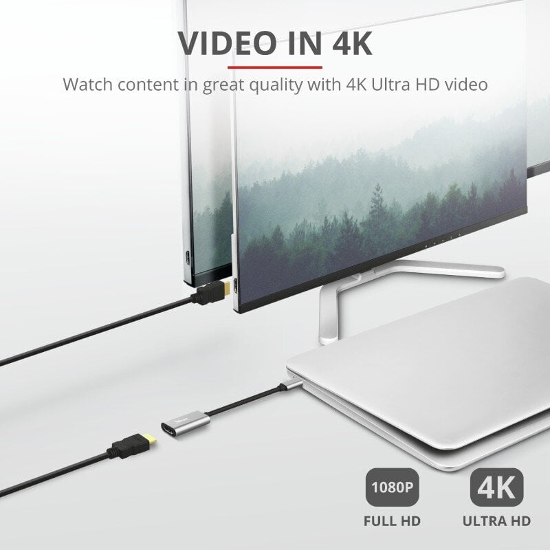 Adapteris Trust Dalyx USB-C/HDMI, 20 cm kaina ir informacija | Adapteriai, USB šakotuvai | pigu.lt