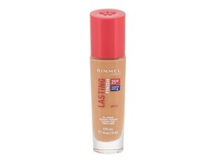 Makiažo pagrindas Rimmel London Lasting Finish 25H 410 Latte, 30ml kaina ir informacija | Makiažo pagrindai, pudros | pigu.lt