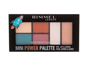 Akių šešėliai Rimmel Mini Power Palette, 04 Pioneer, 6.8 g цена и информация | Тушь, средства для роста ресниц, тени для век, карандаши для глаз | pigu.lt