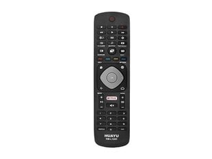 ТВ пульт PHILIPS LCD NETFLIX 3D RM-L1285 HQ LXP1285, черный цена и информация | HQ Бытовая техника и электроника | pigu.lt